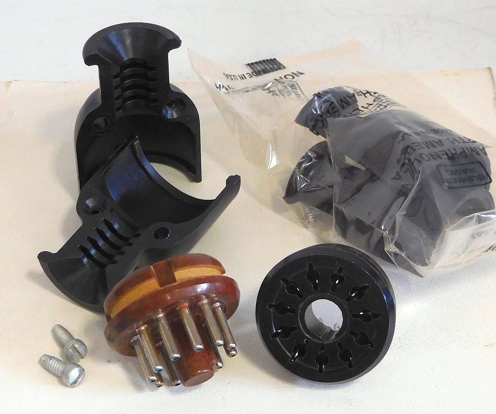 NEW 11 PIN CONNECTOR SET FOR LESLIE ORGAN SPEAKERS MADE IN THE USA